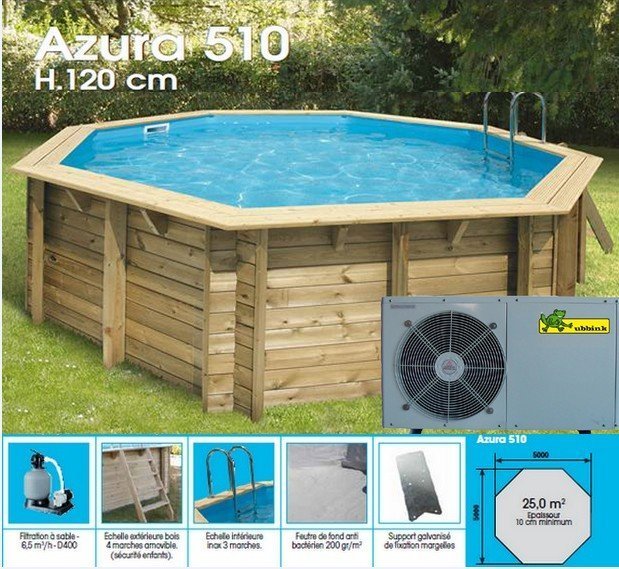 piscine bois avec pompe a chaleur